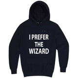  "I Prefer the Wizard" hoodie, 3XL, Navy