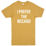  "I Prefer the Wizard" men's t-shirt Vintage Mustard