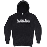  "Lawful Good - Not the same as Lawful Nice" hoodie, 3XL, Vintage Black
