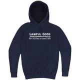  "Lawful Good - Not the same as Lawful Nice" hoodie, 3XL, Vintage Denim
