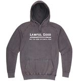  "Lawful Good - Not the same as Lawful Nice" hoodie, 3XL, Vintage Zinc