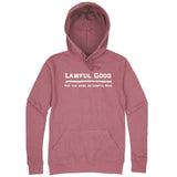  "Lawful Good - Not the same as Lawful Nice" hoodie, 3XL, Mauve