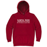  "Lawful Good - Not the same as Lawful Nice" hoodie, 3XL, Paprika