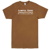  "Lawful Good - Not the same as Lawful Nice" men's t-shirt Vintage Camel