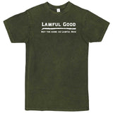  "Lawful Good - Not the same as Lawful Nice" men's t-shirt Vintage Olive