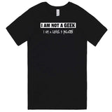  "I Am Not a Geek, I Am a Level 9 Paladin" men's t-shirt Black