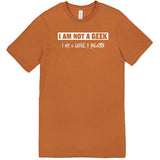  "I Am Not a Geek, I Am a Level 9 Paladin" men's t-shirt Meerkat