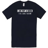  "I Am Not a Geek, I Am a Level 9 Paladin" men's t-shirt Navy