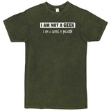  "I Am Not a Geek, I Am a Level 9 Paladin" men's t-shirt Vintage Olive