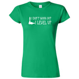  "I Don't Work Out, I Level Up - Chess" women's t-shirt Irish Green