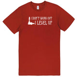 "I Don't Work Out, I Level Up - Chess" men's t-shirt Paprika