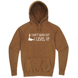  "I Don't Work Out, I Level Up - Chess" hoodie, 3XL, Vintage Camel