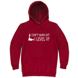  "I Don't Work Out, I Level Up - Chess" hoodie, 3XL, Paprika