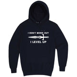  "I Don't Work Out, I Level Up - RPGs" hoodie, 3XL, Navy