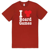  "I Love Board Games" men's t-shirt Paprika