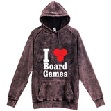  "I Love Board Games" hoodie, 3XL, Vintage Cloud Black