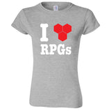  "I Love RPGs" women's t-shirt Sport Grey