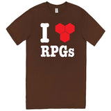  "I Love RPGs" men's t-shirt Chestnut