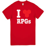  "I Love RPGs" men's t-shirt Red