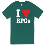  "I Love RPGs" men's t-shirt Teal