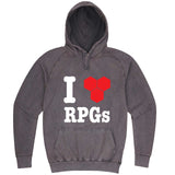  "I Love RPGs" hoodie, 3XL, Vintage Zinc