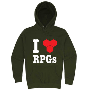  "I Love RPGs" hoodie, 3XL, Vintage Black