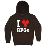  "I Love RPGs" hoodie, 3XL, Chestnut