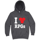  "I Love RPGs" hoodie, 3XL, Storm
