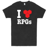  "I Love RPGs" men's t-shirt Vintage Black