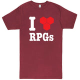  "I Love RPGs" men's t-shirt Vintage Brick
