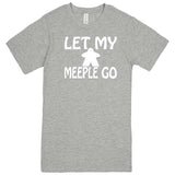  "Let My Meeple Go" men's t-shirt Heather Grey