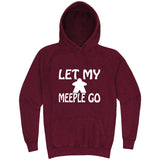  "Let My Meeple Go" hoodie, 3XL, Vintage Brick
