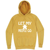  "Let My Meeple Go" hoodie, 3XL, Vintage Mustard