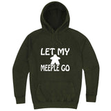  "Let My Meeple Go" hoodie, 3XL, Vintage Olive