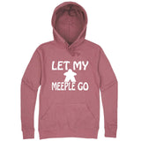  "Let My Meeple Go" hoodie, 3XL, Mauve