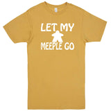  "Let My Meeple Go" men's t-shirt Vintage Mustard