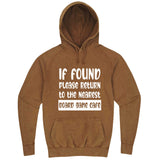  "If Found, Please Return to the Nearest Board Game Café" hoodie, 3XL, Vintage Camel
