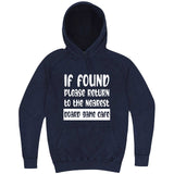  "If Found, Please Return to the Nearest Board Game Café" hoodie, 3XL, Vintage Denim