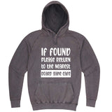  "If Found, Please Return to the Nearest Board Game Café" hoodie, 3XL, Vintage Zinc