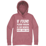  "If Found, Please Return to the Nearest Board Game Café" hoodie, 3XL, Mauve