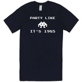  "Party Like It's 1985 - Space Alien" men's t-shirt Navy