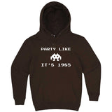  "Party Like It's 1985 - Space Alien" hoodie, 3XL, Chestnut