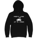  "Party Like It's 1985 - Video Games" hoodie, 3XL, Black