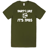  "Party Like It's 1985 - Puzzle Cube" men's t-shirt Army Green