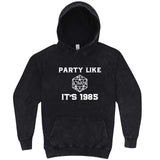  "Party Like It's 1985 - RPG Dice" hoodie, 3XL, Vintage Black