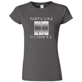  "Party Like It's 3000 B.C. - Backgammon" women's t-shirt Charcoal