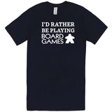  "I'd Rather Be Playing Board Games" men's t-shirt Navy