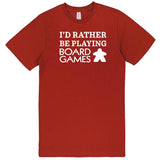 "I'd Rather Be Playing Board Games" men's t-shirt Paprika