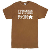  "I'd Rather Be Playing Board Games" men's t-shirt Vintage Camel