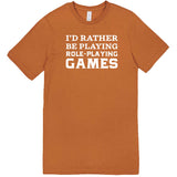  "I'd Rather Be Playing Role-Playing Games" men's t-shirt Meerkat